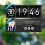 Flip Clock + Music Player for XWidget