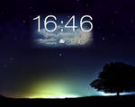 Asus Padfone 2 : Clock and Weather for Xwidget
