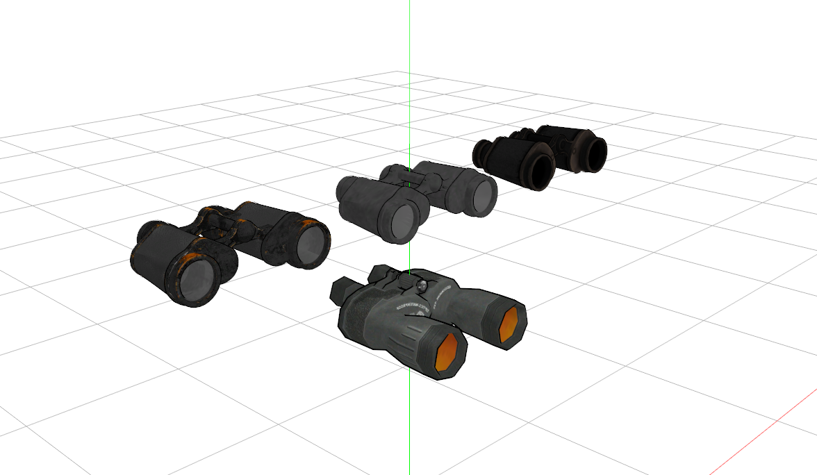 [MMD] Binoculars Pack DL by Glitch--Gamer on DeviantArt
