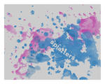 splatter brushes set. 7 by Chlotte