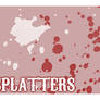 Splatter Brushes set. 5