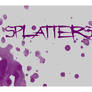 Splatter Brushes set. 6