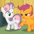 sweetiebelle and scootaloo (together) plz