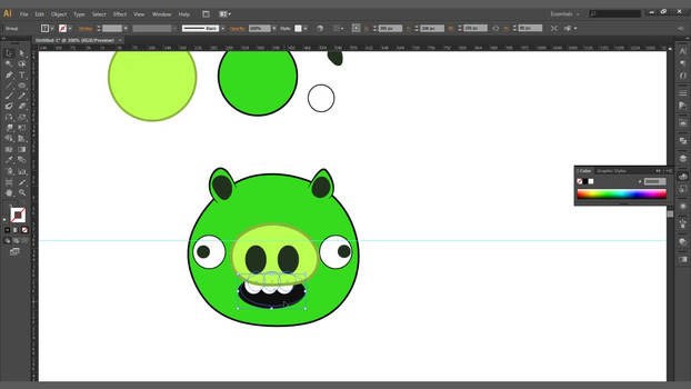 Create an Angry Birds Piggy in Adobe Illustrator