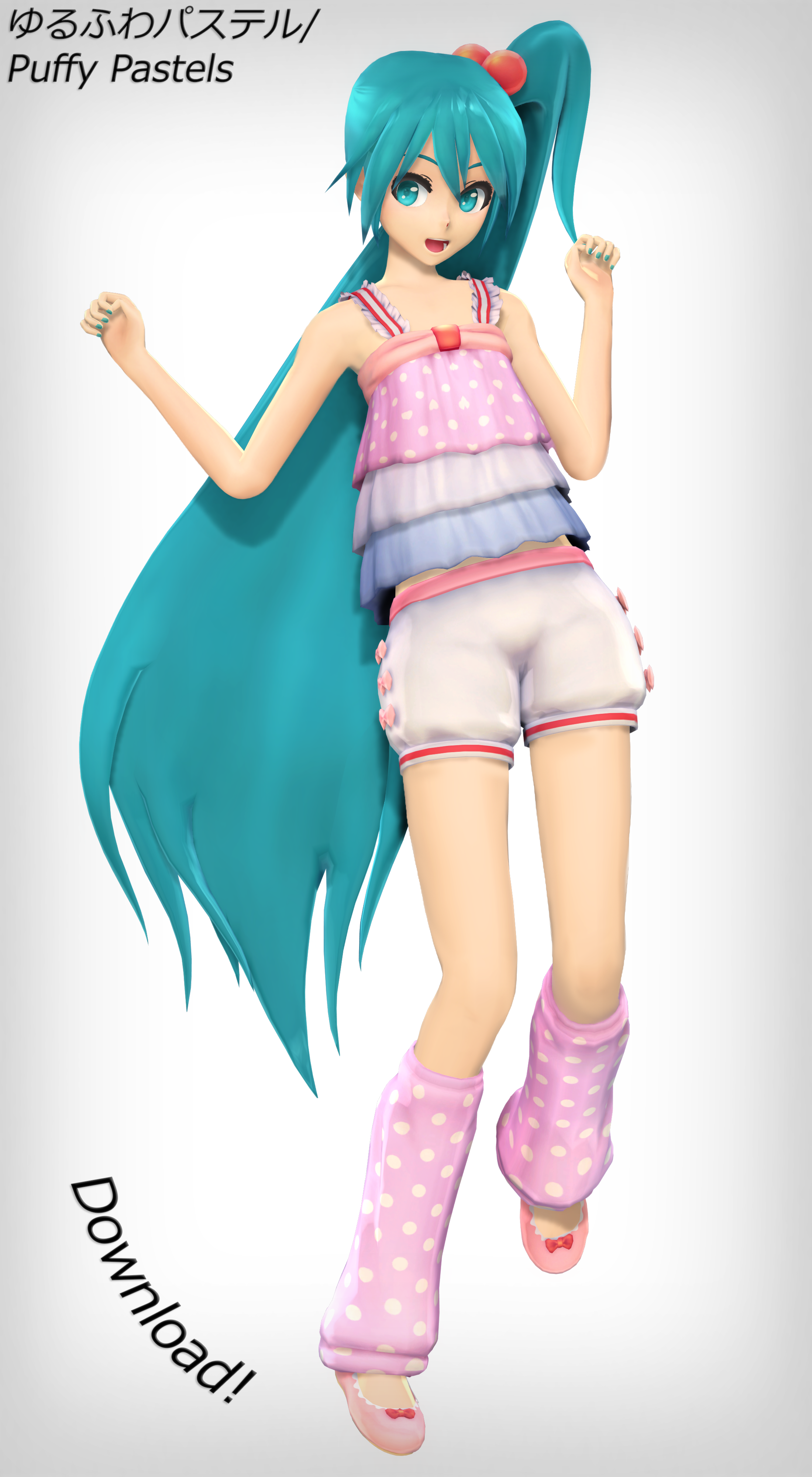 Koron Puffy Pastels Hatsune Miku - Download!