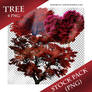 Tree -RED- Stock Png Pack (1)