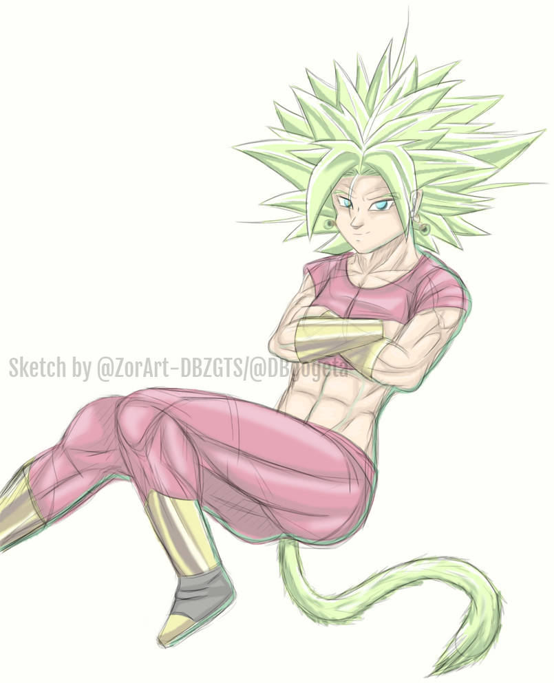 Kefla Sketch by ZorArt-DBZGTS on DeviantArt