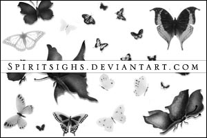 Butterflies 3 Image Stamps