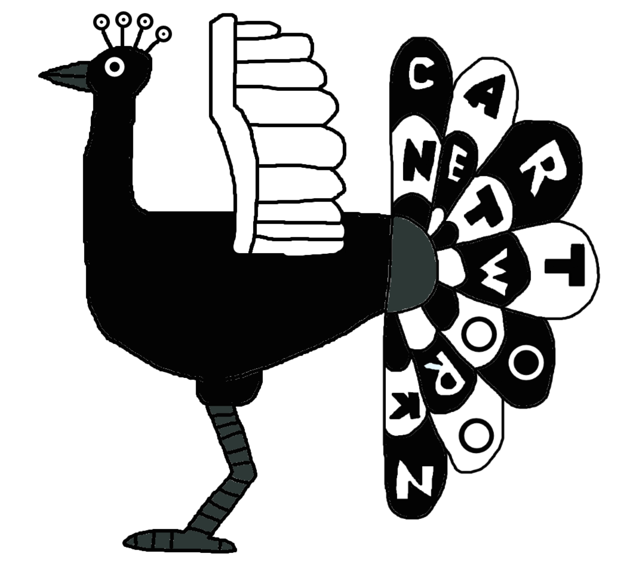 Peacock tribute to cartoon network (update) by Frylock921 on DeviantArt