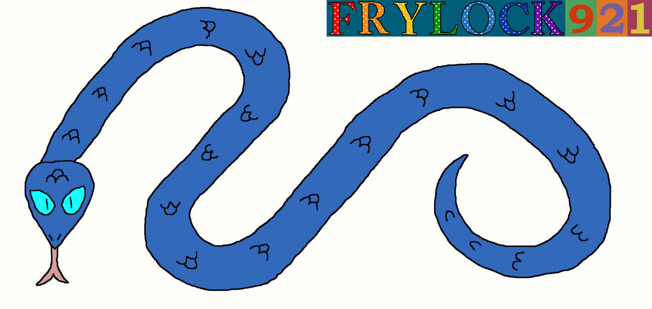 Blue Snake by Frylock921 on DeviantArt