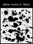 .:Splatter BRUSHES Photoshop:. by violet-electric