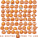 64 emotes pack