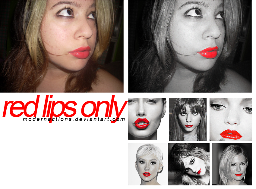 action 012 'RED LIPS ONLY'