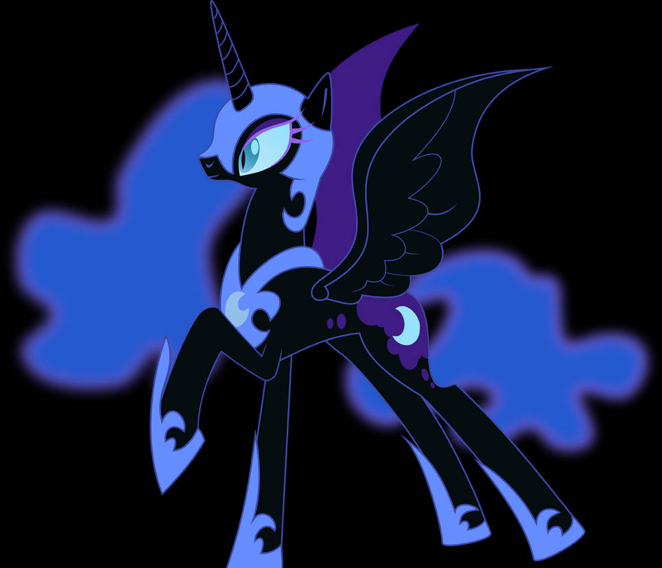 Nightmare Moon Vector file by Lextsy on DeviantArt