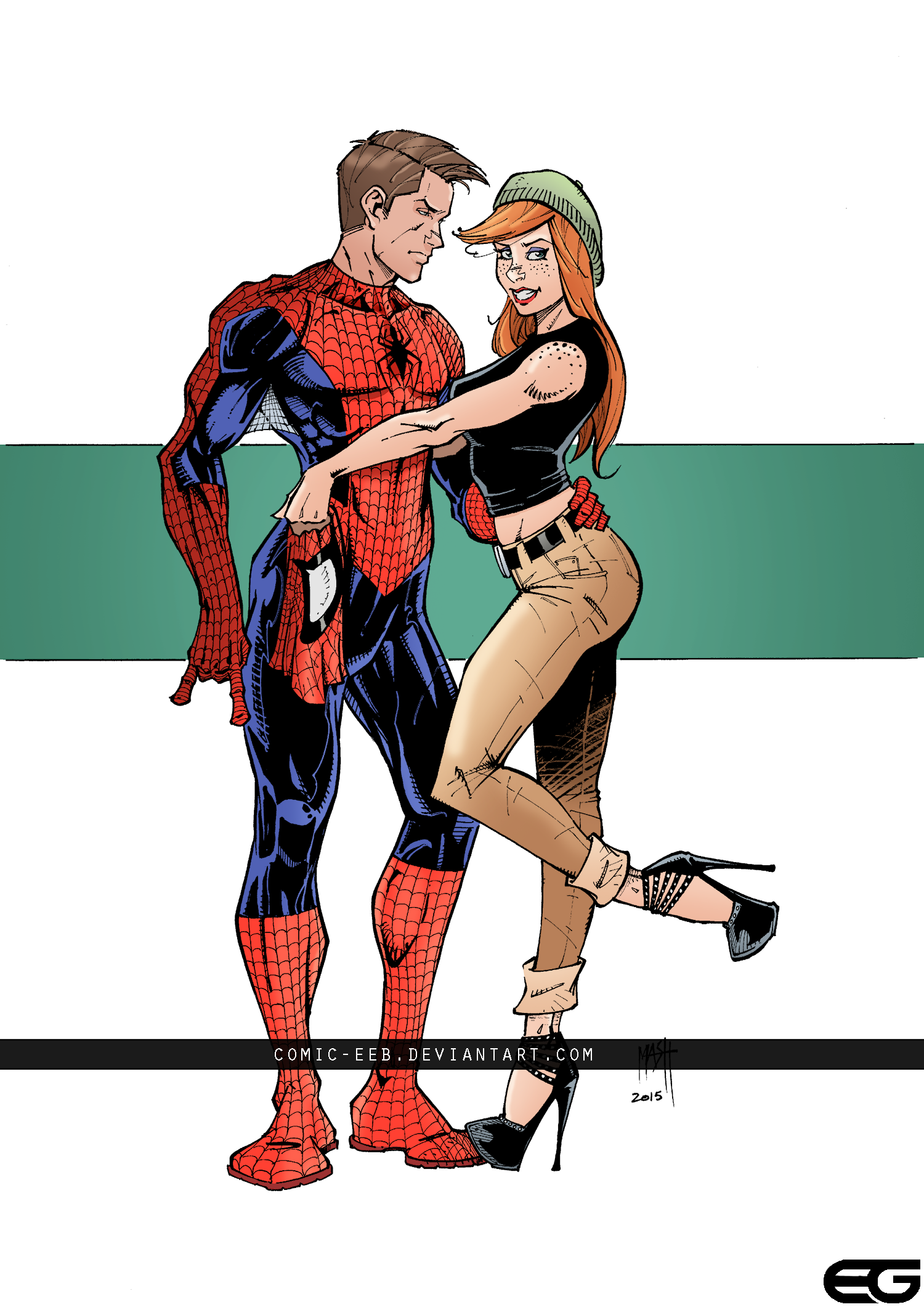 Spidey And Mj Colors by comic-eeb on DeviantArt