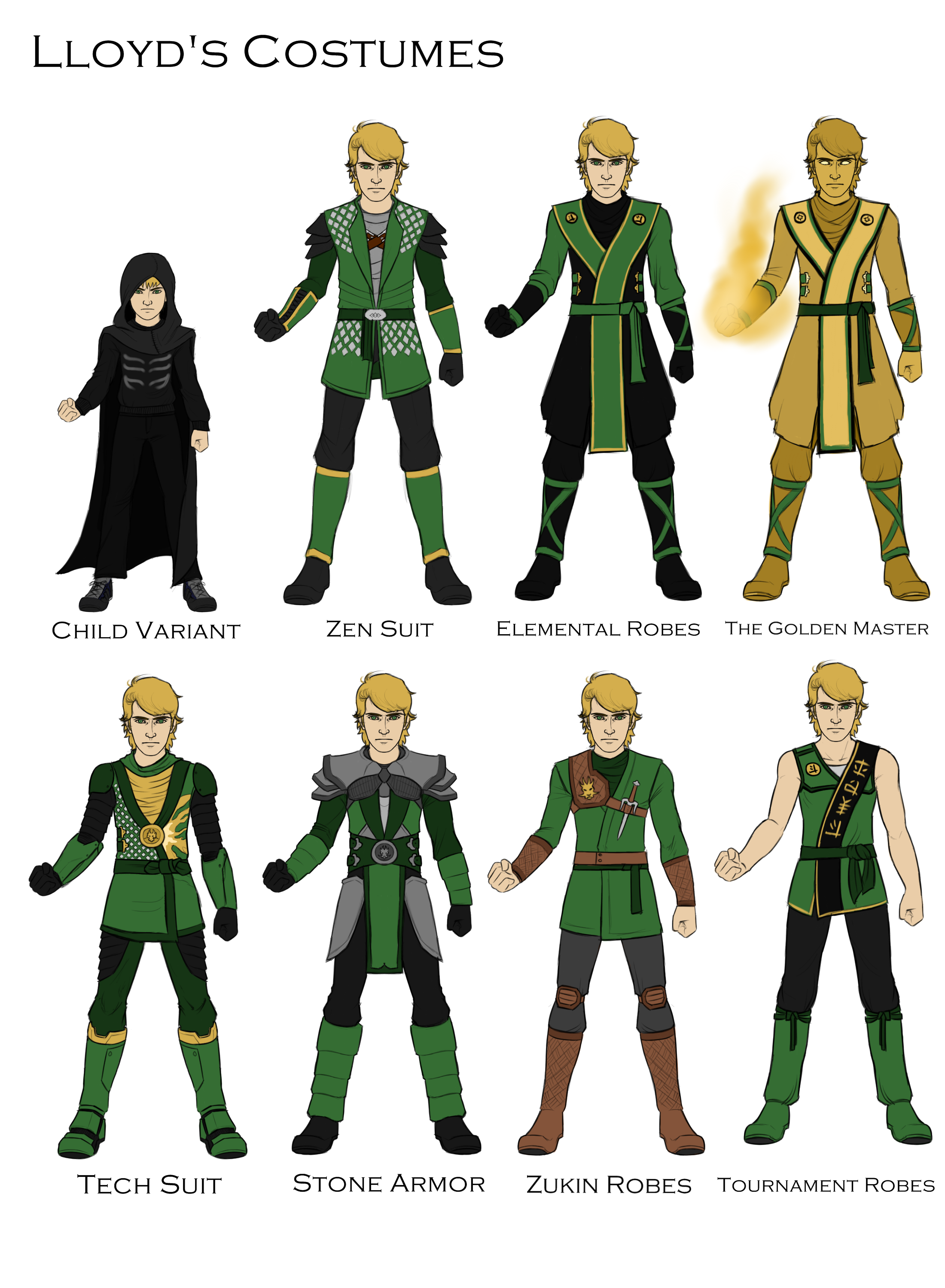 Ninjago hotsell lloyd cosplay
