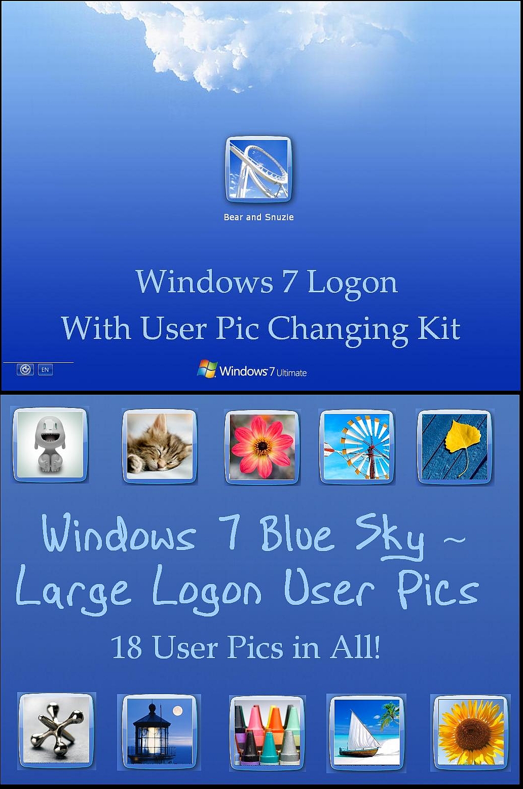 Windows 7 Logon Kit for XP by DopeySneezy on DeviantArt