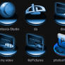 blue mood dock icons