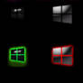 win8 logo glow start orb