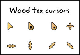 wood tex cursors