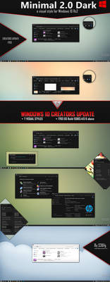 minimal 2.0 dark for win10
