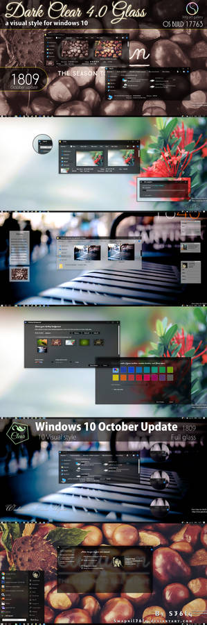 dark clear 4.0 glass for w10 1809 by swapnil36fg, visual art