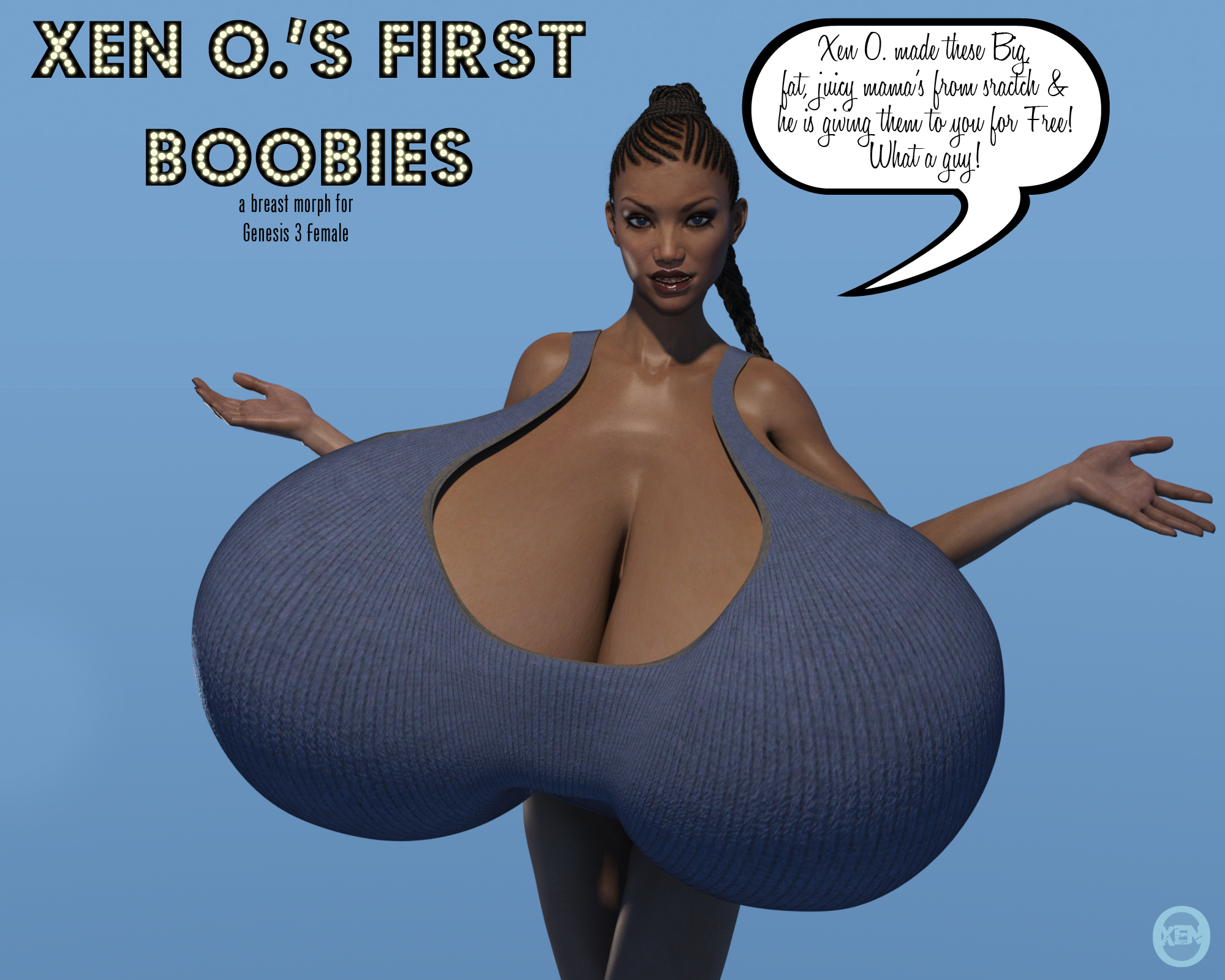 Xen O's First Boobies (Free Breast Morph for G3F)