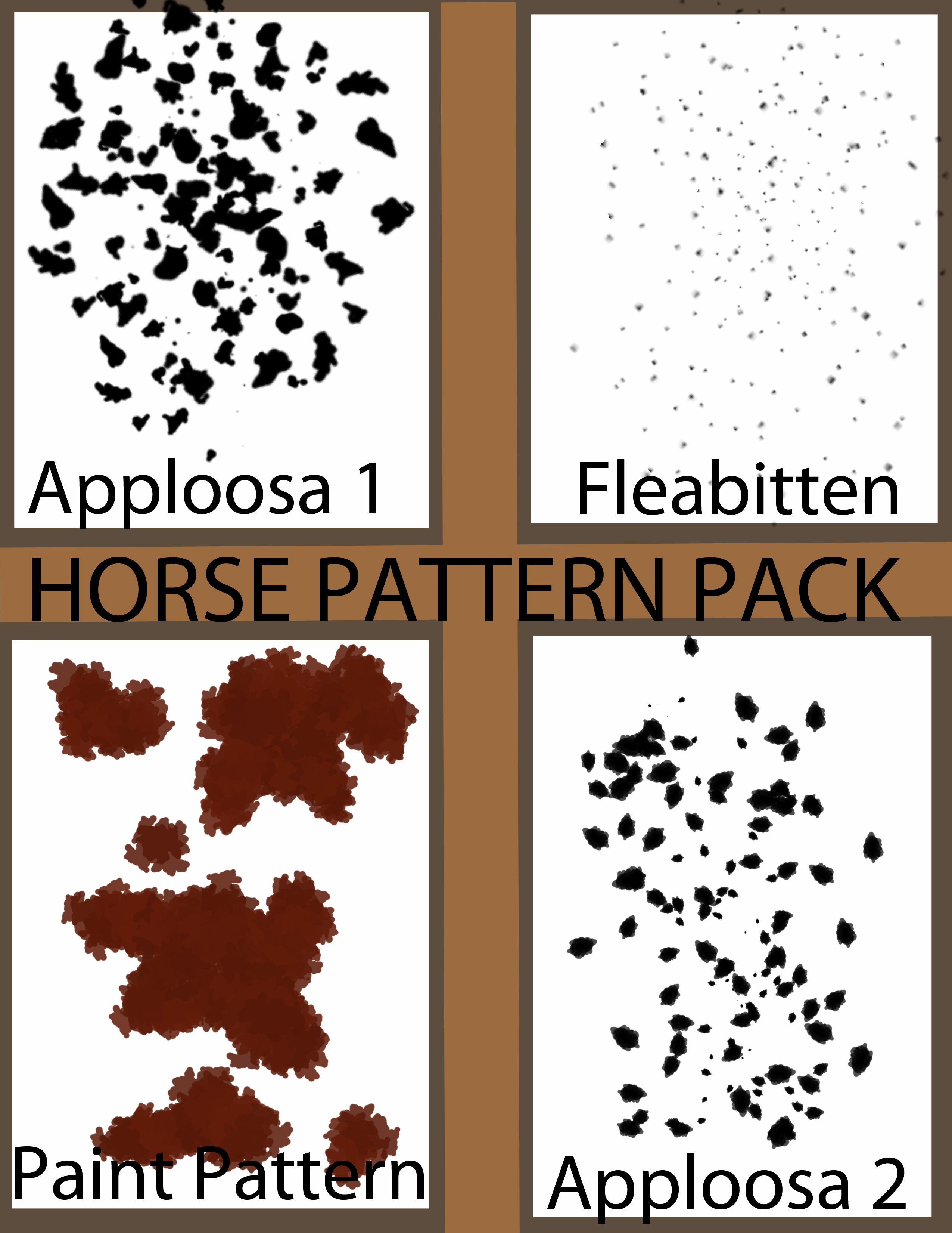 horse pattern pack