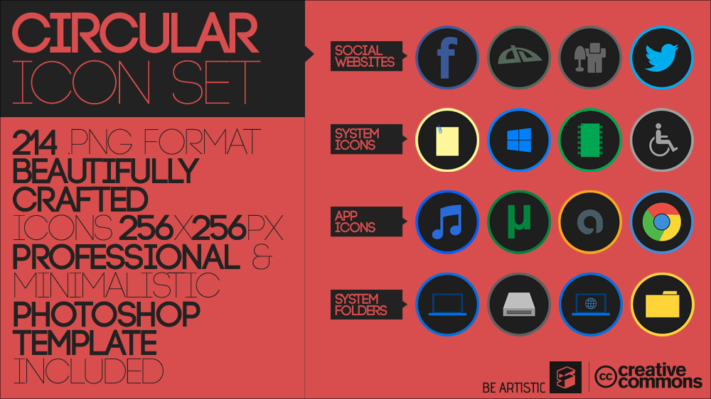 Circular Icon Set