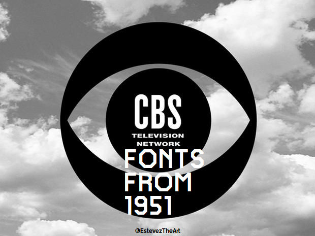 Mickeyfan123 S Cbs 1951 Fonts By Esteveztheart On Deviantart