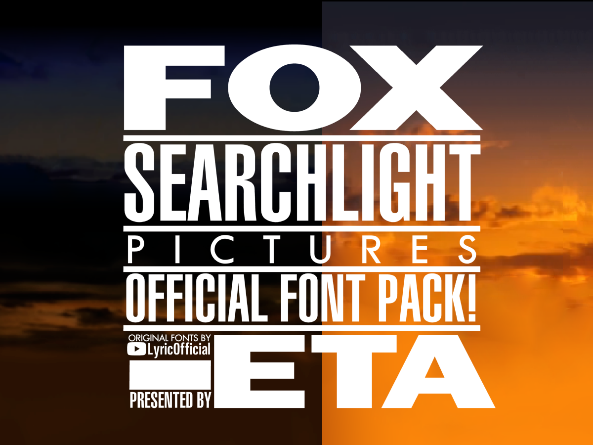 Searchlight Pictures Font Collection by EstevezTheArt on DeviantArt