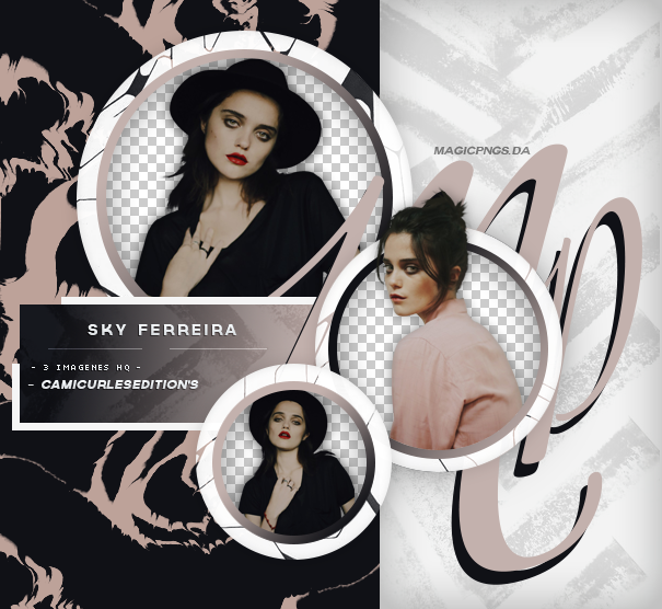 PACK PNG 662 | SKY FERREIRA.