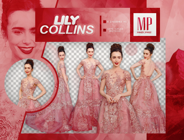 PACK PNG 842| LILY COLLINS