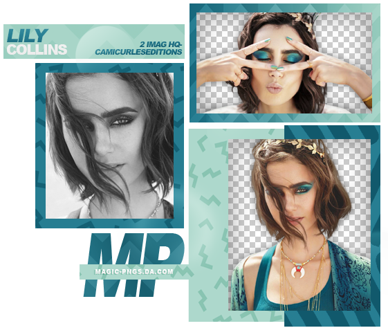 PACK PNG 909| LILY COLLINS