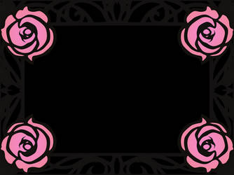 Animated Utena Rose Frame resources