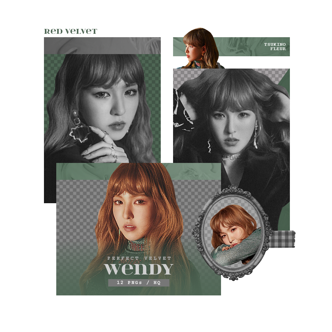 [Red Velvet] WENDY / Perfect Velvet PNG PACK by TsukinoFleur on