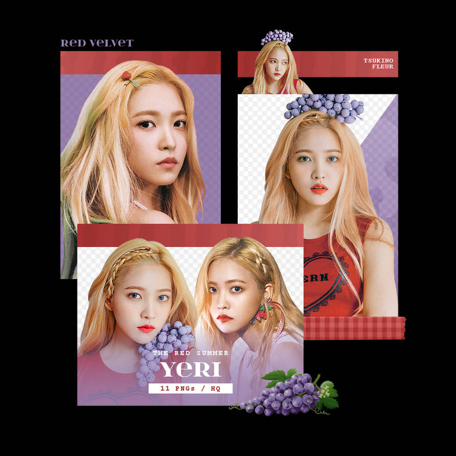 [Red Velvet] YERI / The Red Summer - PNG PACK by TsukinoFleur on DeviantArt