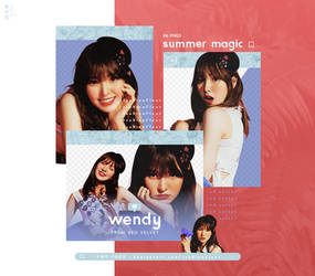 [Red Velvet] WENDY / Summer Magic - PNG PACK