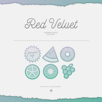 [BRUSHES]  Summer Magic / Red Velvet