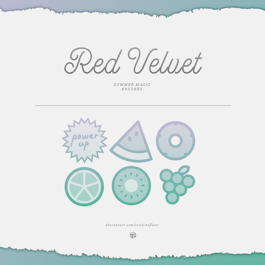 [BRUSHES] Summer Magic / Red Velvet by TsukinoFleur on DeviantArt