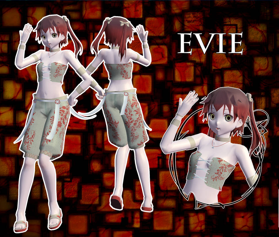 MMD Model Evie DL by RoziBelaya on DeviantArt