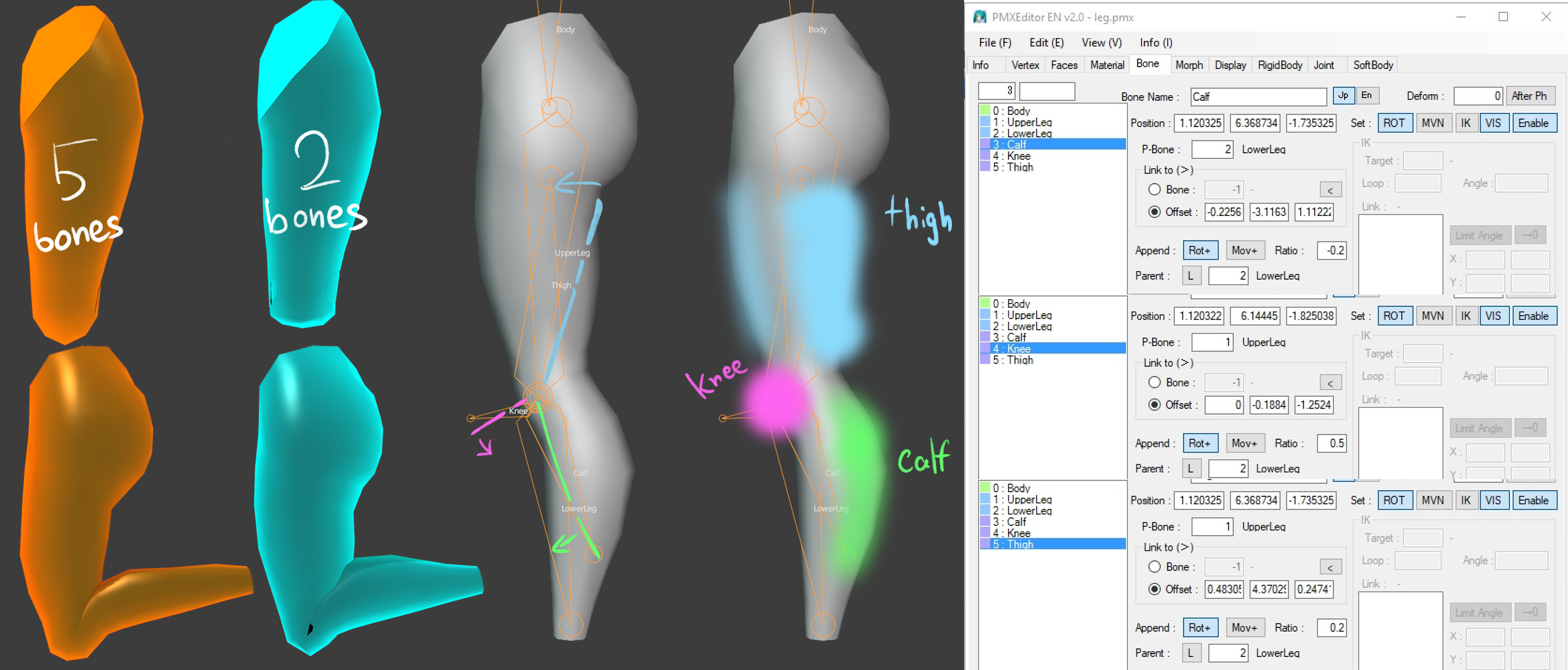 [MMD] Leg rig reference DL by SarinaCFG on DeviantArt