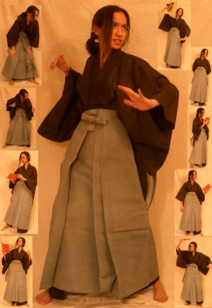 Yellow Hakama Pack - Standing2