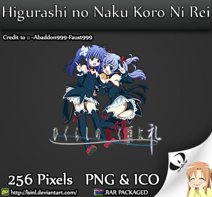 Wallpaper Higurashi No Naku Koro Ni Rei Anime Folder Icon By Lsinl On For Free