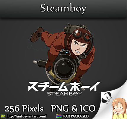 Wallpaper Steamboy Anime Folder Icon By Lsinl On Deviantart For Android