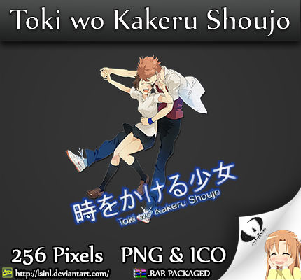 Wallpaper Toki Wo Kakeru Shoujo Anime Folder Icon By Lsinl On Deviantart For Android Free