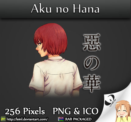 Wallpaper Aku No Hana Anime Folder Icon By Lsinl On Deviantart For iPhone