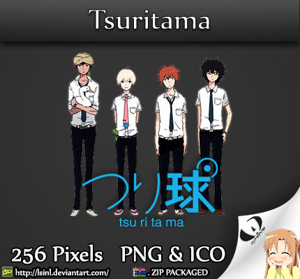 Get Wallpaper Tsuritama Anime Folder Icon By Lsinl On Deviantart For iPhone
