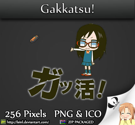 Wallpaper Gakkatsu Anime Folder Icon By Lsinl On Deviantart For Android Free