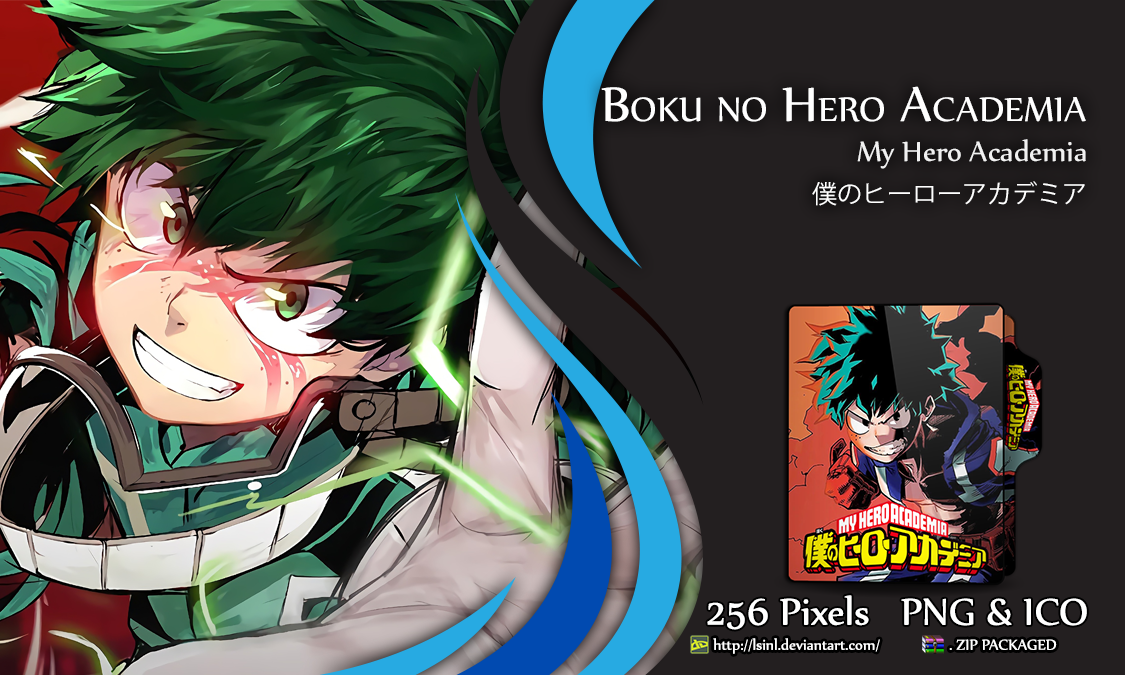 Boku No Hero Academia Folder Icon by lSiNl on DeviantArt